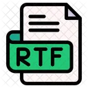 Rtf File Type File Format Icon