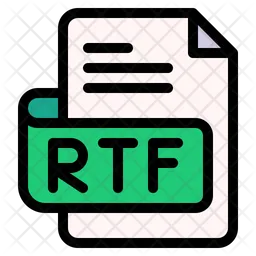 Rtf Document  Icon
