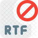 Rtf File Banned  Icône