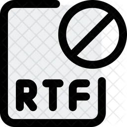 Rtf File Banned  Icon
