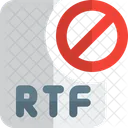 Rtf File Banned  Icon