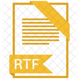 Rtf file format  Icon