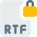 Rtf File Lock Rtf Lock File Lock Icon