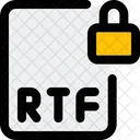 Rtf File Lock Rtf Lock File Lock Icon
