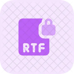 Rtf File Lock  Icon