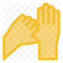 Flat Hand Clean Icon