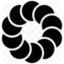 Ruban Tisse Elastique Bande Tissee Fleur Au Crochet Icon