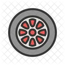 Rubber Tires Rim Icon
