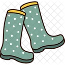 Boots Rubber Boots Sock Icon