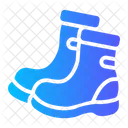 Rubber Boots Shoes Footwear Icon