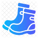 Rubber Boots Shoes Footwear 아이콘