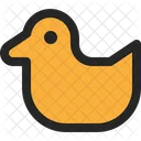Rubber Duck Bathroom Toy Icon