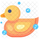 Rubber Duck Plastic Toy Icon