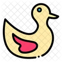 Rubber Duck Duck Toy Icon
