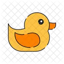 Rubber Duck Duck Toy Icon