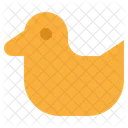 Rubber Duck Bathroom Toy Icon