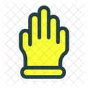 Rubber Glove Safety Icon