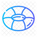 Rubber Ring Float Water Icon