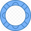 Rubber Ring Swim Pool Icon