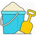 Playing Sand Bucket Icon