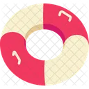 Rubber Ring Marine Safety Icon