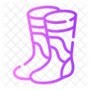 Rubber Shoes Boots Footwear Icon