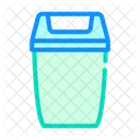 Rubbish Bin Color Icon