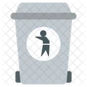 Rubbish Container Dustbin Garbage Can Icon