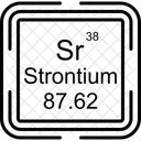 Rubidio Tabla Periodica Quimica Icono