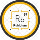 Rubidium Preodic Table Preodic Elements 아이콘