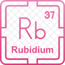 Rubidium Preodic Table Preodic Elements Icon