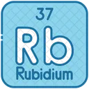 Rubidium Chemistry Periodic Table アイコン