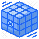 Rubik Cube Geometry Icon