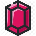 Diamantfarbenes Symbol Icon