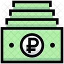 Ruble Cash Payment Icon