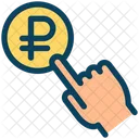 Ruble Pay Per Click Payment Icon