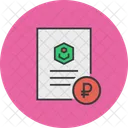 Ruble Banking Document Icon