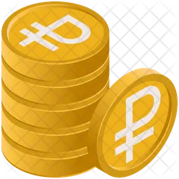 Ruble Coins  Icon