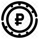 Ruble Currency Exchange Digital Currency Icon