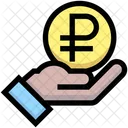 Ruble Pay Coin Give Icon