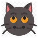 Gato sonrojado  Icono