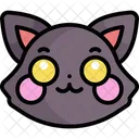 Gato Gatito Emoji Icono