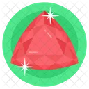 Gemstone Ruby Emerald Icon