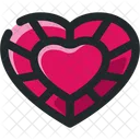 Diamond Colored Icon Icon
