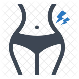Rückenschmerzen  Symbol