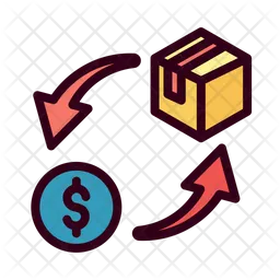 Rückerstattung der Zahlung  Symbol