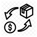 Rückerstattung der Zahlung  Symbol
