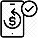 Rückerstattung der Zahlung  Symbol