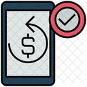 Rückerstattung der Zahlung  Symbol