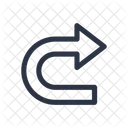 Ruckkehr Ruckweg Umkehr Symbol